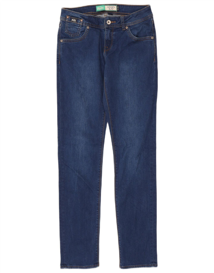 Jeans Superdry Imogen Slim da donna W26 L32 cotone blu