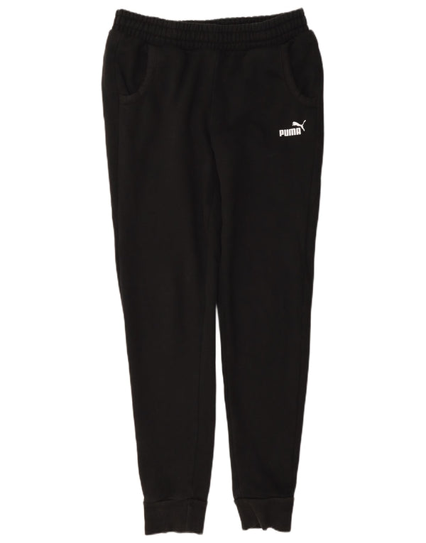 Pantaloni da tuta da donna Puma Joggers UK 10 Small Black Cotton