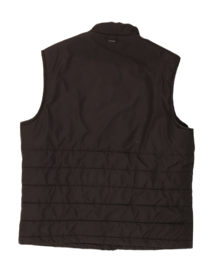 Giacca a vento senza maniche da uomo Michael Kors UK 40 Large Poliestere nero