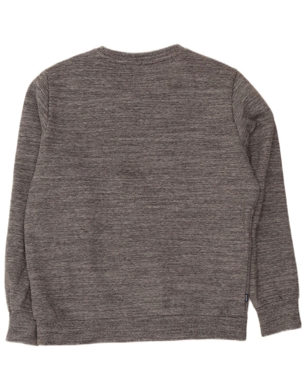 Felpa da uomo Superdry Jumper XL in cotone chiazzato grigio