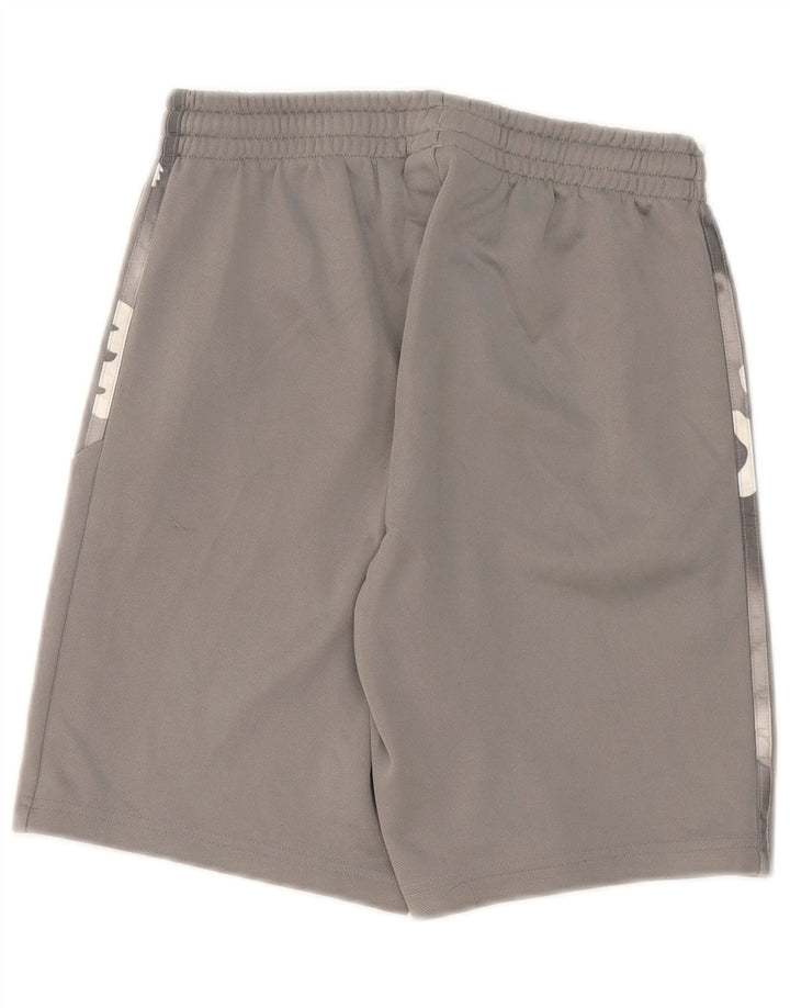 Pantaloncini sportivi Adidas da ragazzo con grafica 13-14 anni in poliestere mimetico grigio