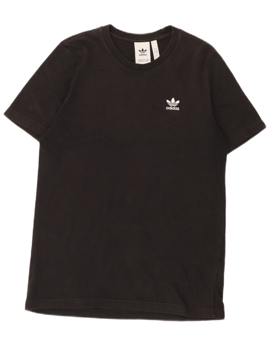 T-shirt Adidas da uomo Top Small in cotone nero