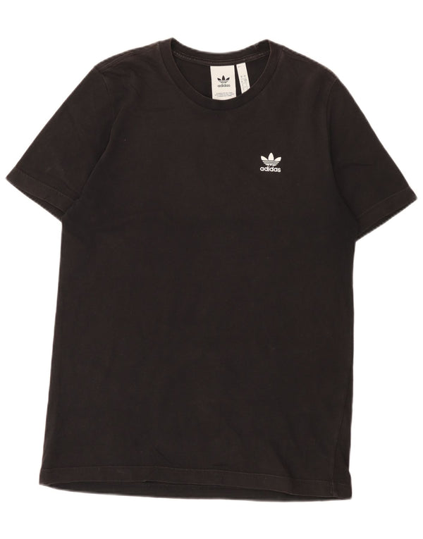 T-shirt Adidas da uomo Top Small in cotone nero