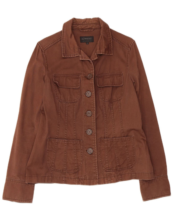 Giacca da donna Awear Utility UK 14 Cotone marrone medio