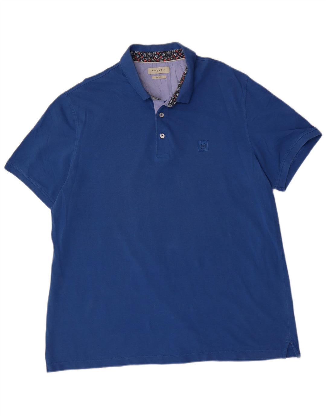 Polo da uomo BUGATTI 2XL in cotone blu