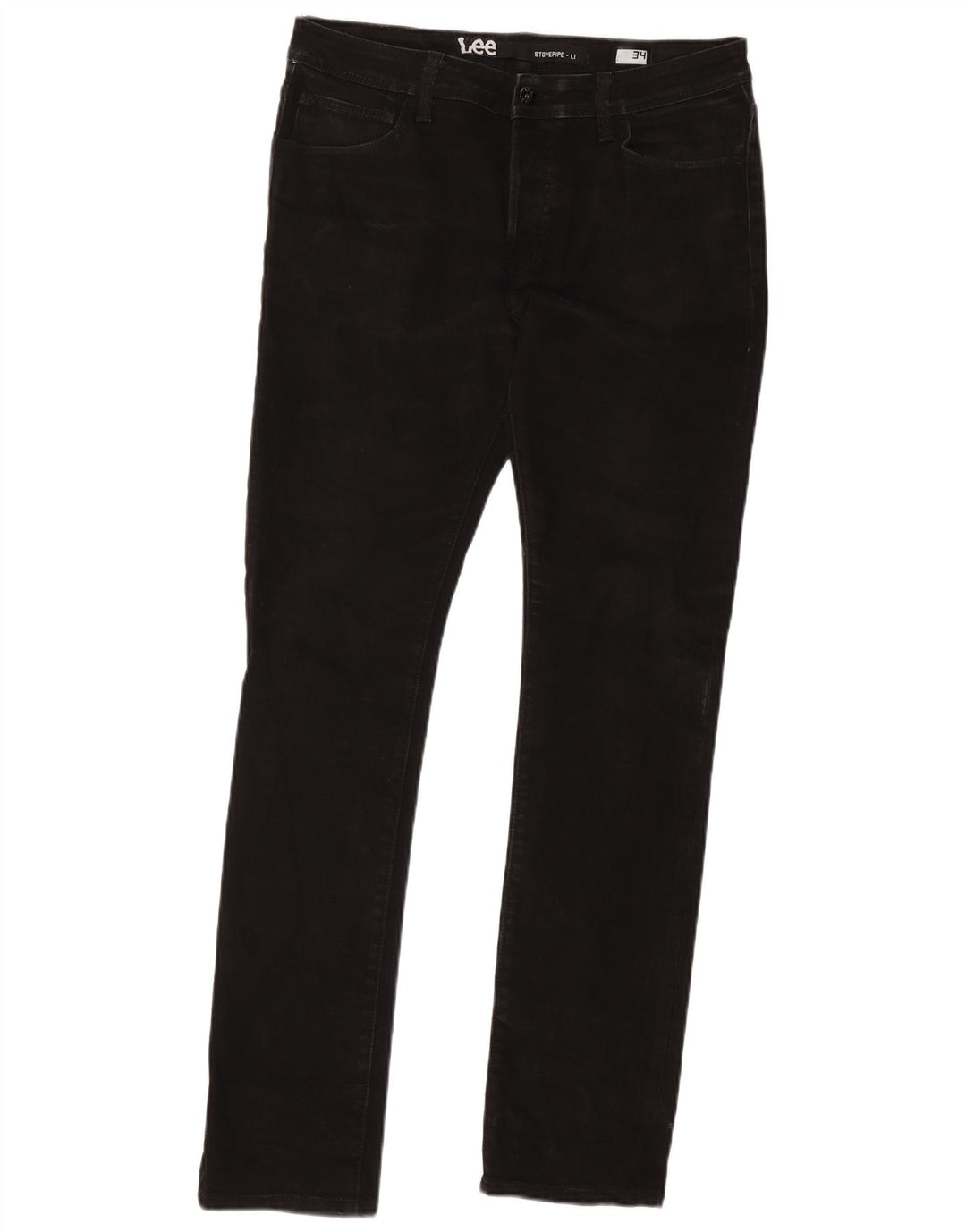 Jeans slim da donna Lee W34 L33 cotone nero
