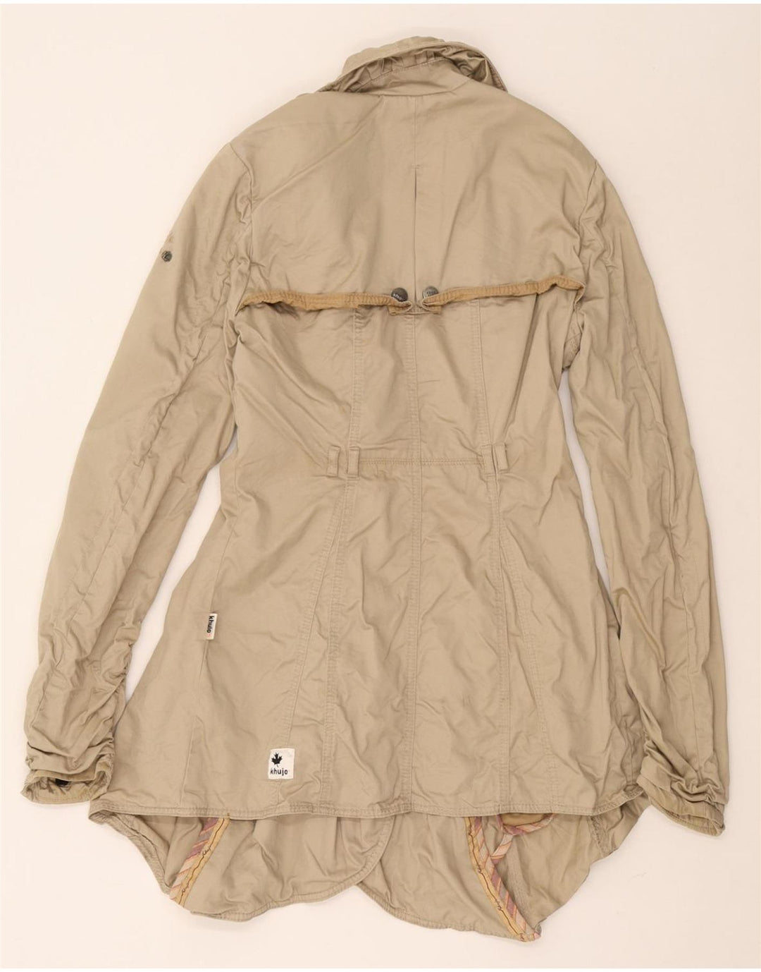 Trench da donna KHUJO UK 10 piccolo in cotone beige