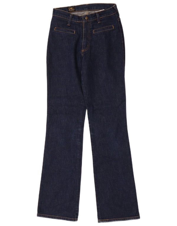 Jeans Bootcut da donna Lee W28 L31 cotone blu navy