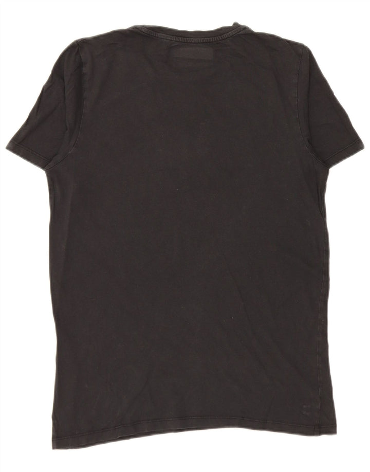 T-shirt grafica da uomo Jack & Jones Top piccola nera