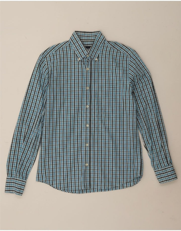 Camicia Uomo Sergio Tacchini In Cotone A Quadri Blu Medio