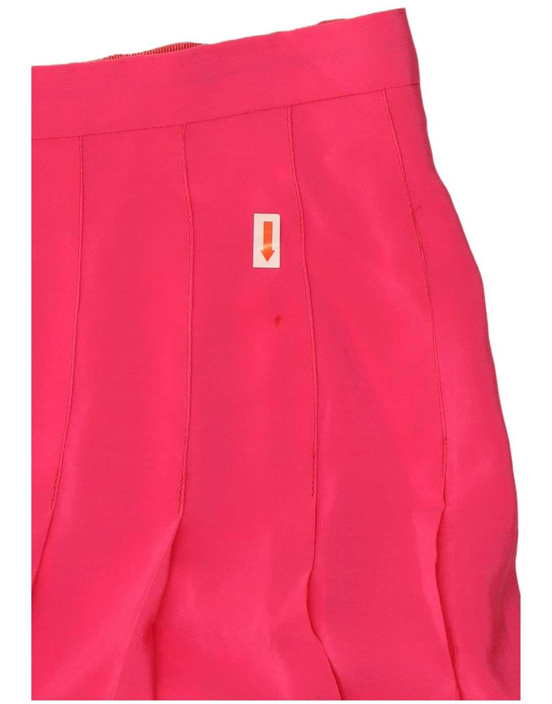 Gonna a pieghe vintage da donna W26 piccola rosa