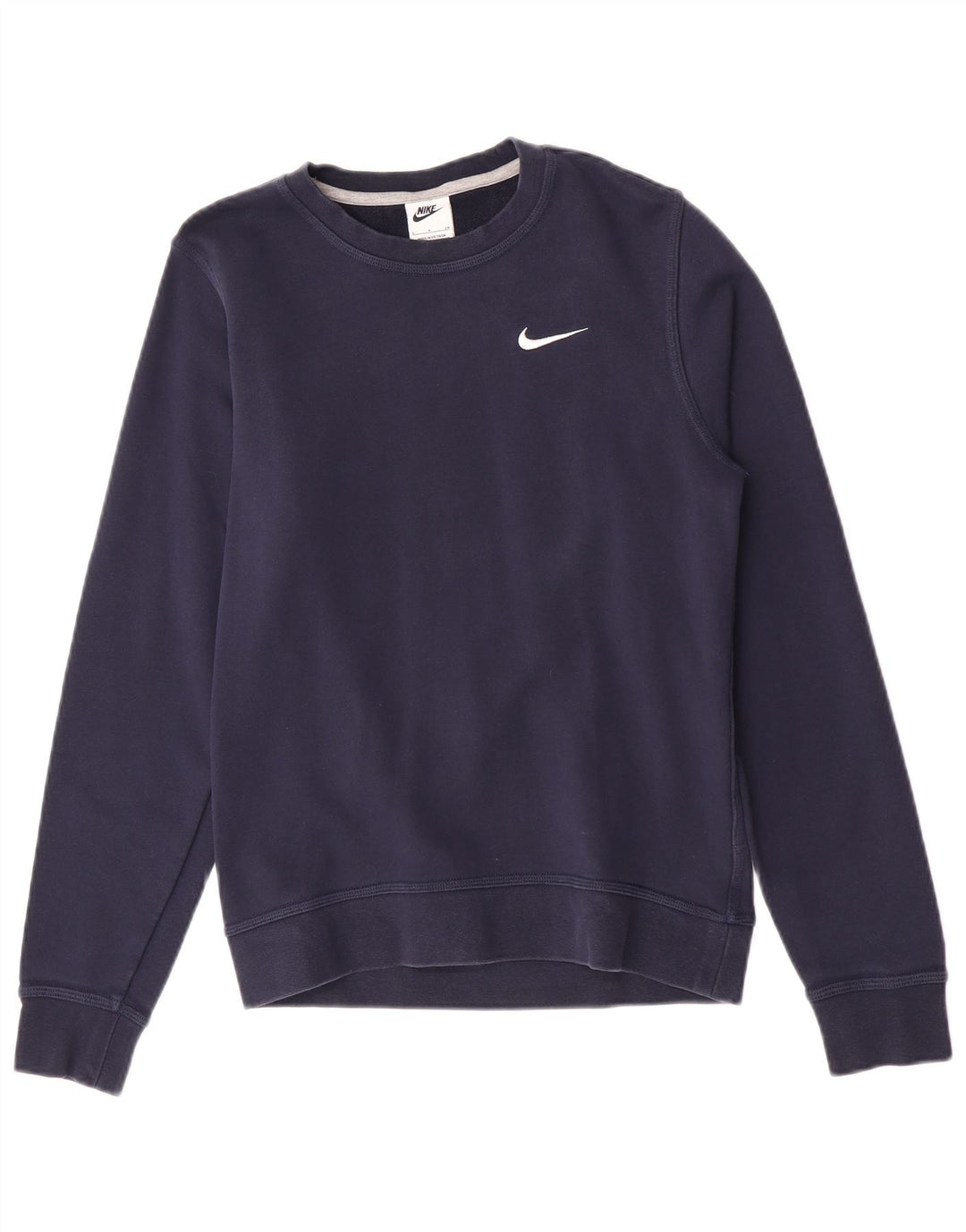 Felpa Nike da uomo, piccola, in cotone blu navy