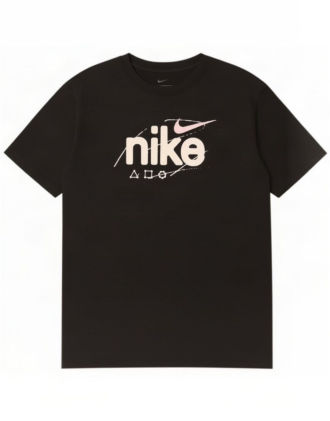 T-shirt grafica da uomo Nike Top Large Nero Poliestere