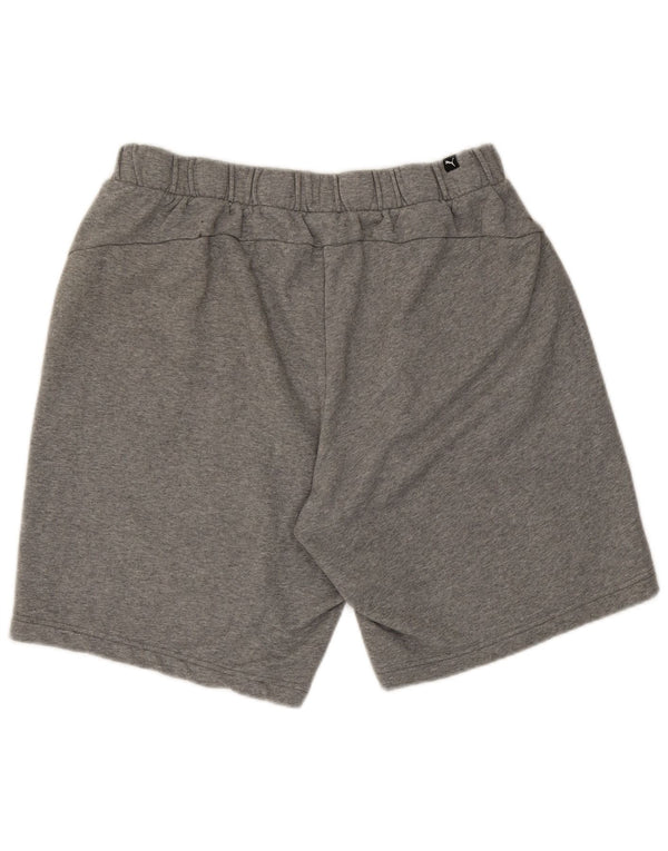 Pantaloncini sportivi da uomo Puma XL in cotone chiazzato grigio