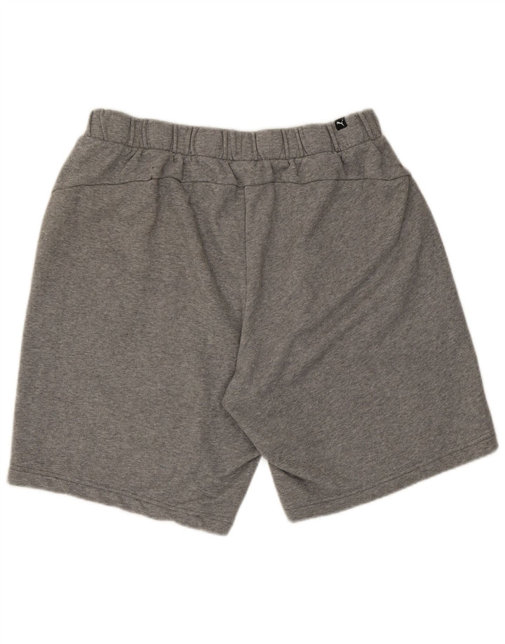 Pantaloncini sportivi da uomo Puma XL in cotone chiazzato grigio