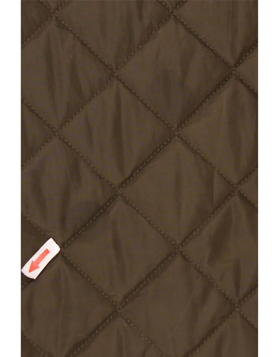 Cappotto trapuntato con cappuccio da donna Dkny UK 16 grande poliestere kaki