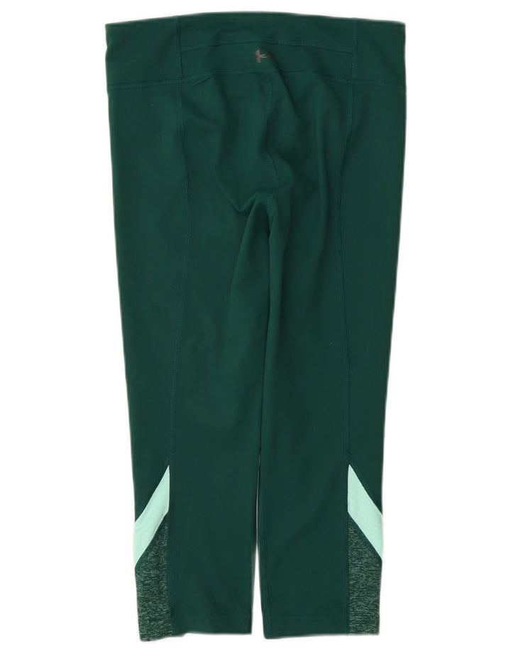 Leggings Capri da donna Under Armour UK 10 piccolo poliestere verde