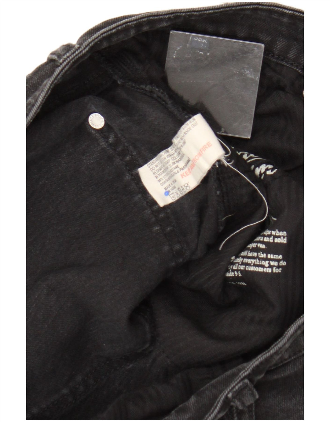 Jeans slim da uomo Fat Face W38 L30 cotone nero
