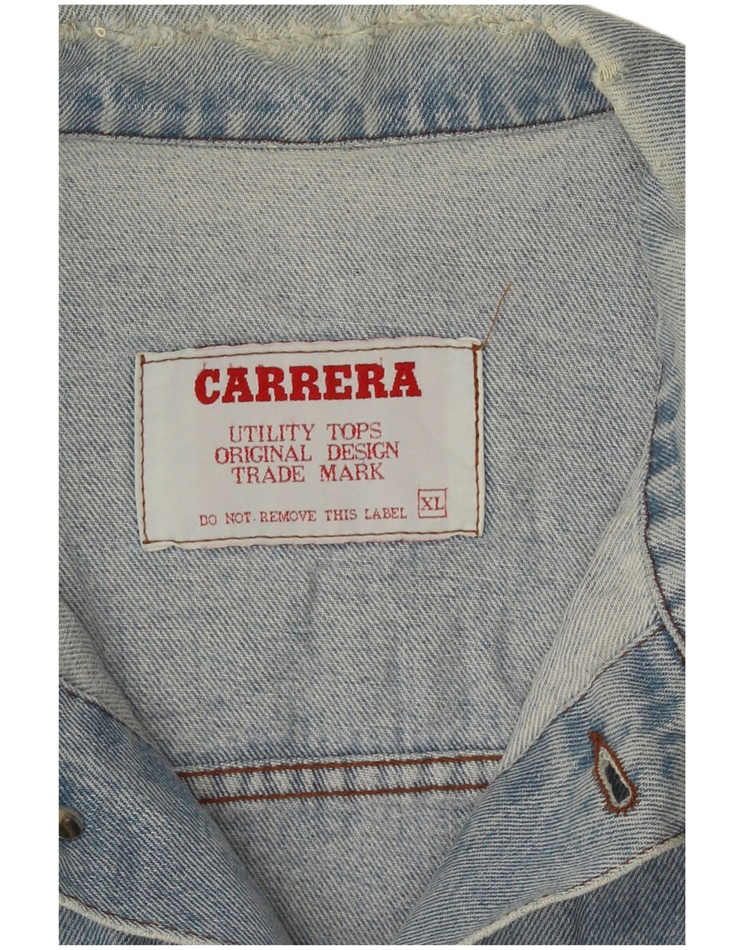Giacca in denim da uomo Carrera UK 42 XL Blu