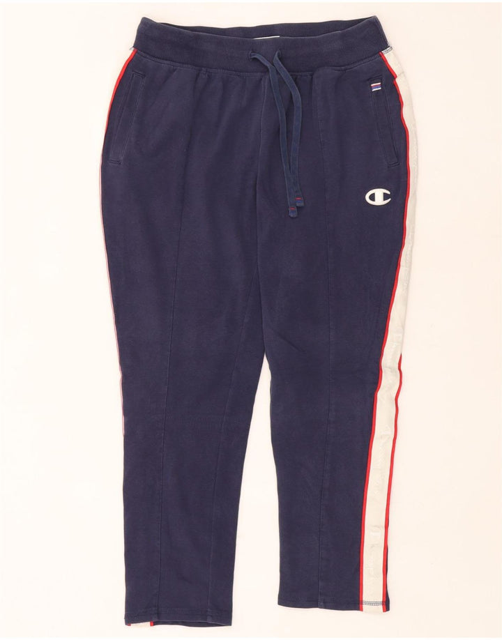 Pantaloni da tuta da donna CHAMPION UK 12 Medium Navy Blue Colourblock