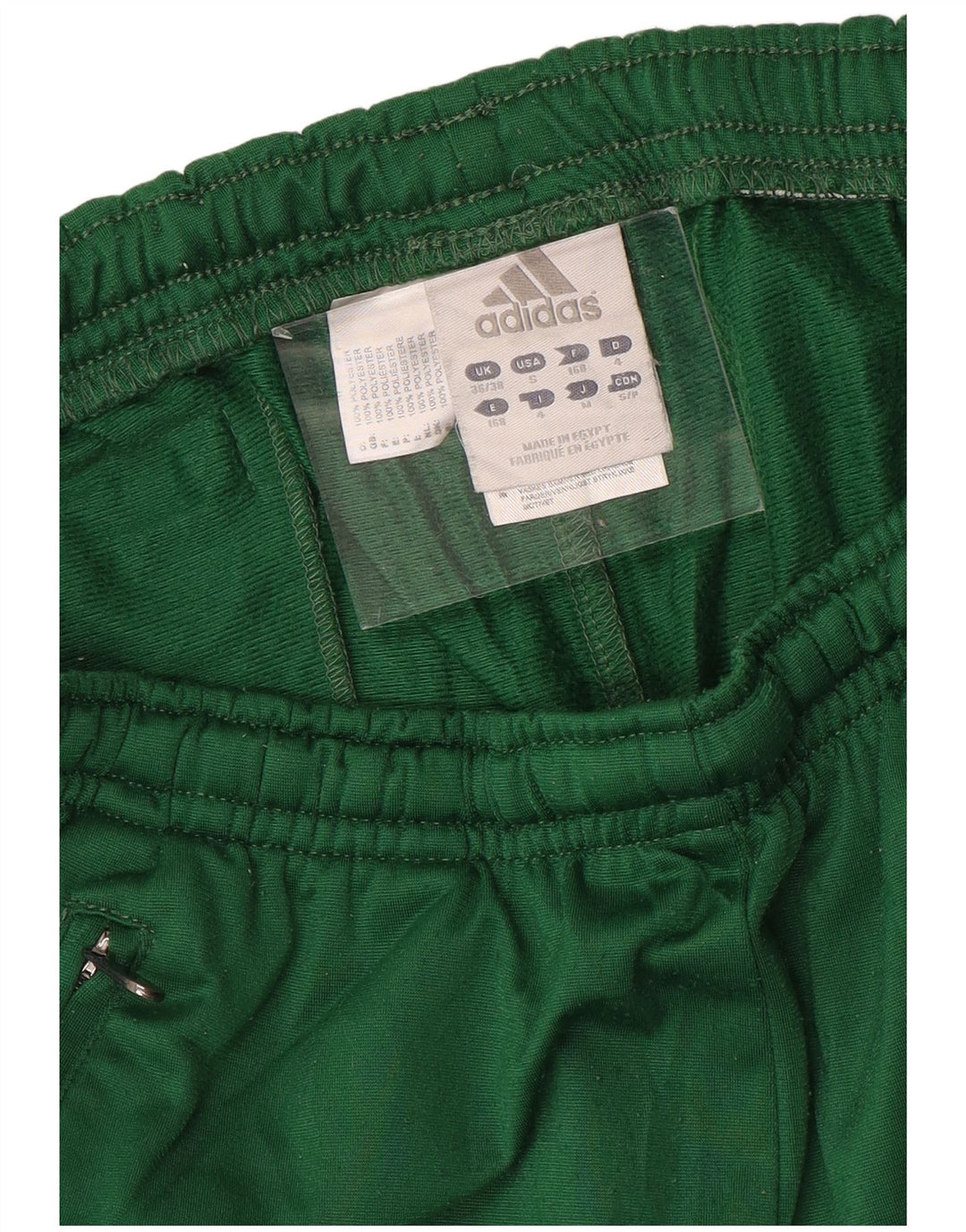 Pantaloni da tuta da uomo ADIDAS UK 36/38 Small Verde Poliestere