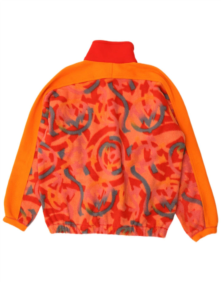 Maglione in pile da uomo Colmar con zip e collo XL rosso geometrico in poliuretano