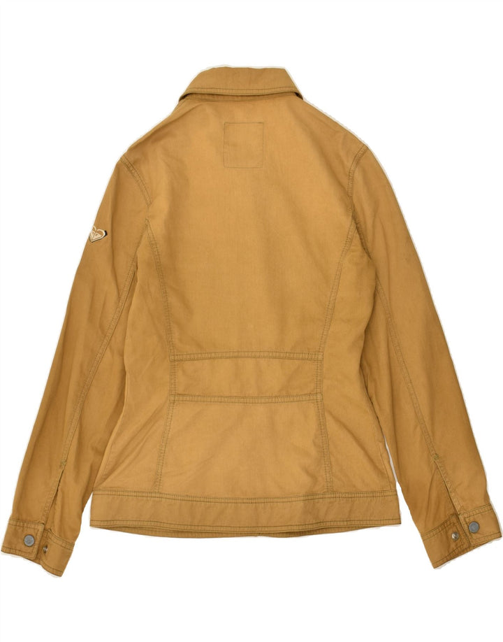 QUIKSILVER Womens Utility Jacket US 2 XS Brown Cotton | Vintage Quiksilver | Thrift | Second-Hand Quiksilver | Used Clothing | Messina Hembry 