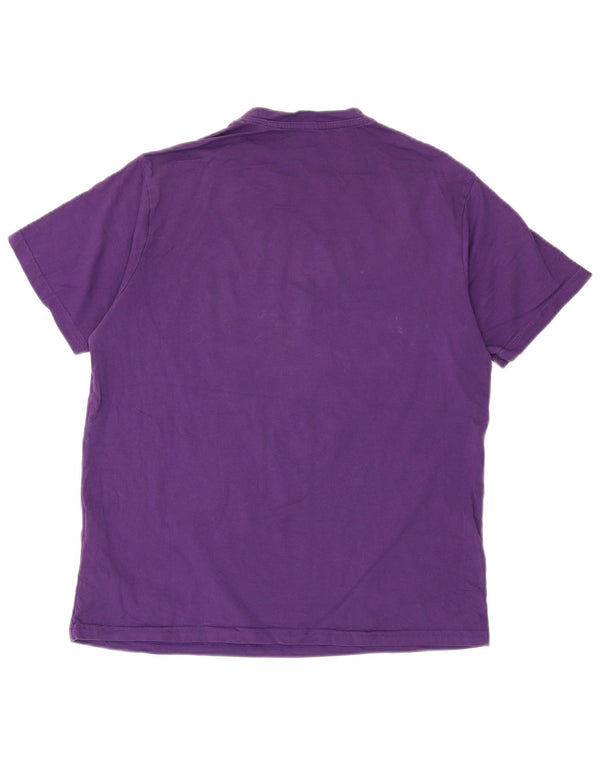 T-shirt grafica da uomo Jack & Jones Top XL in cotone viola