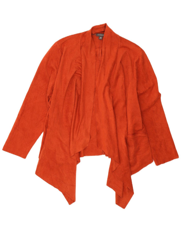 Marks & Spencer Womens Autograph Asymmetric Cardigan Sweater UK 18 XL Red