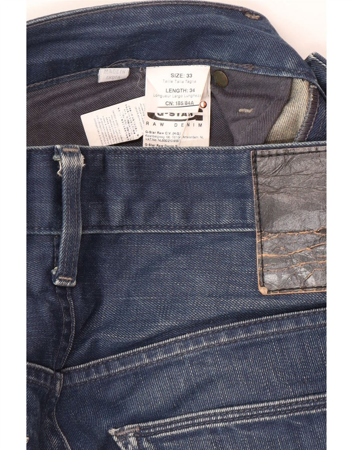 Jeans dritti da uomo G-STAR W33 L34 cotone blu