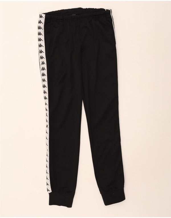 Pantaloni da tuta da donna Kappa Joggers UK 16 Large Nero Colourblock