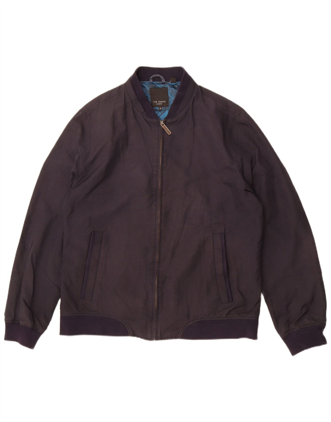 Giubbotto bomber da donna Ted Baker taglia 5 XL poliestere blu navy