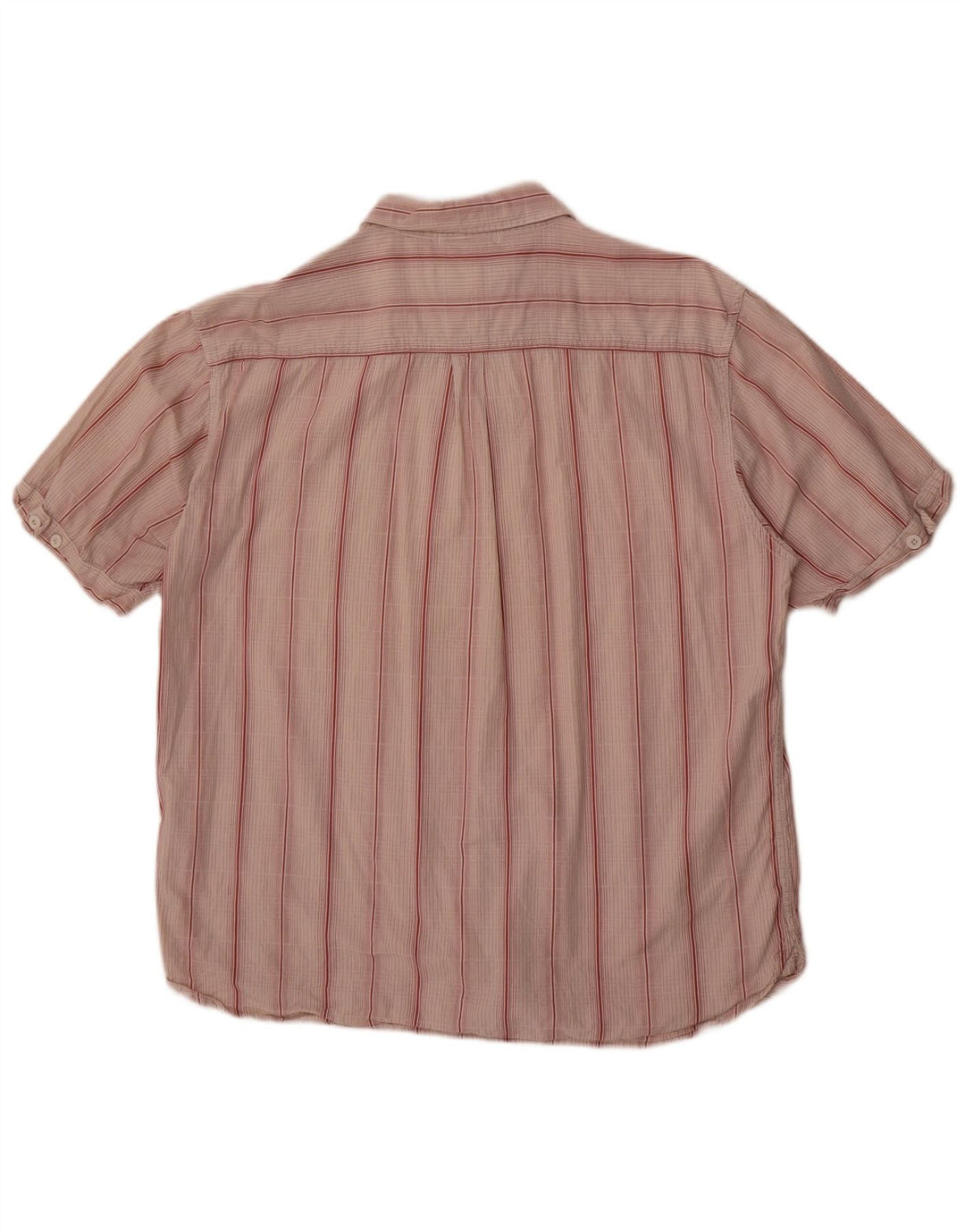 Camicia a maniche corte da uomo Wrangler XL a righe rosa