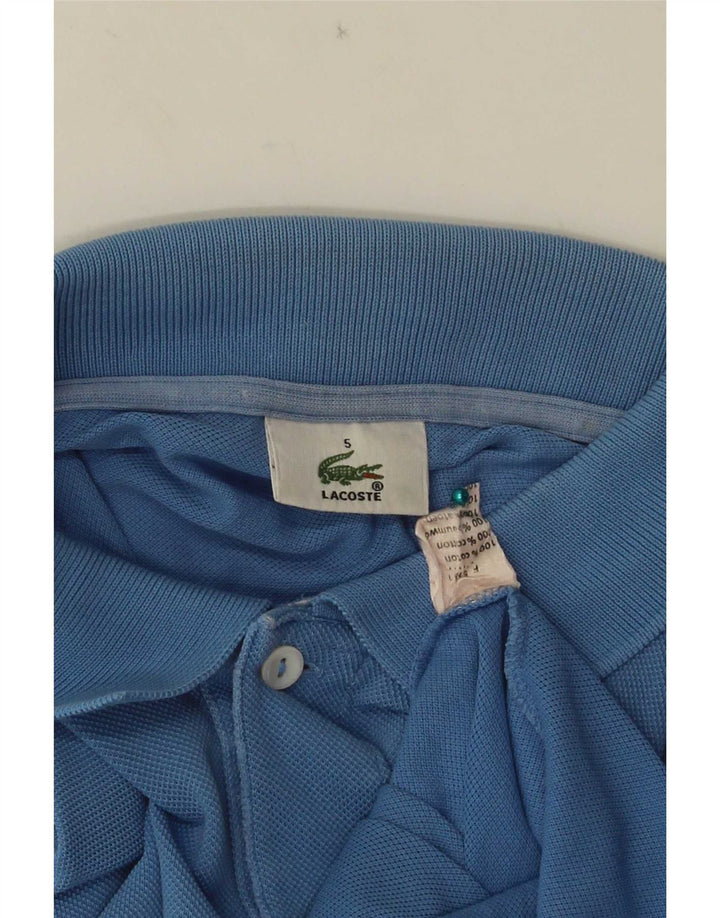 Polo da uomo Lacoste taglia 5 grande in cotone blu