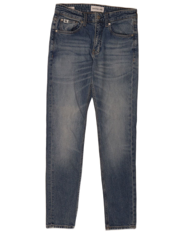 Jeans skinny da uomo Calvin Klein W28 L30 Blu