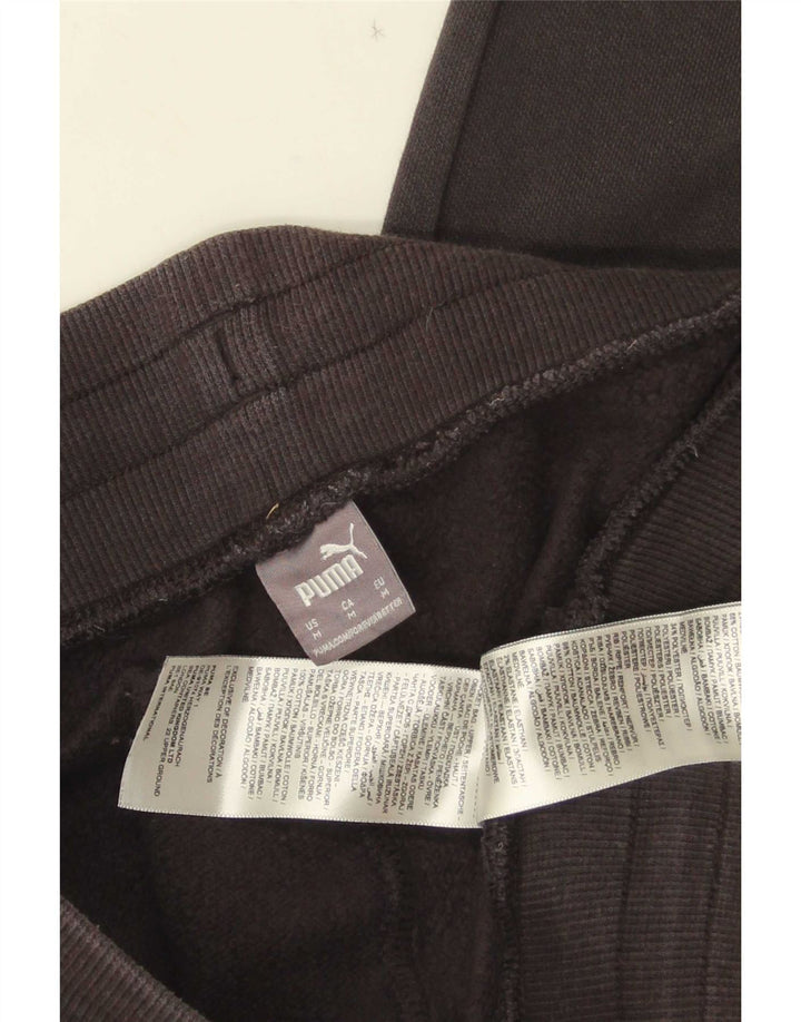 Pantaloni della tuta da donna Puma UK 14 Medium Black Cotton