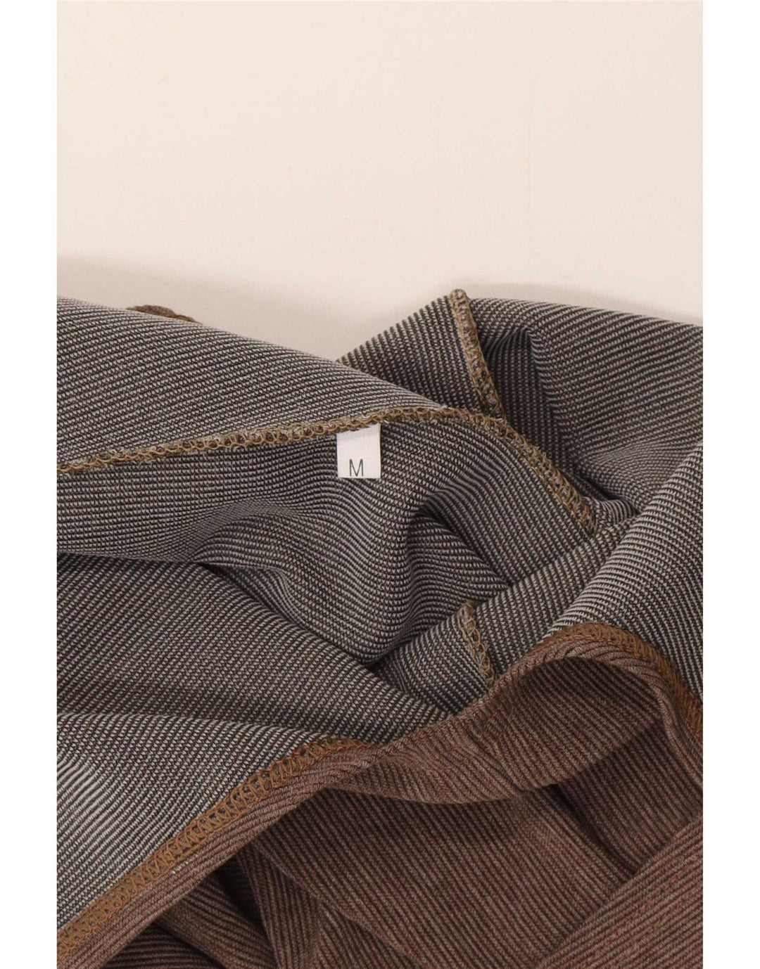 Tutina corta senza maniche da donna vintage UK 12 Marrone medio