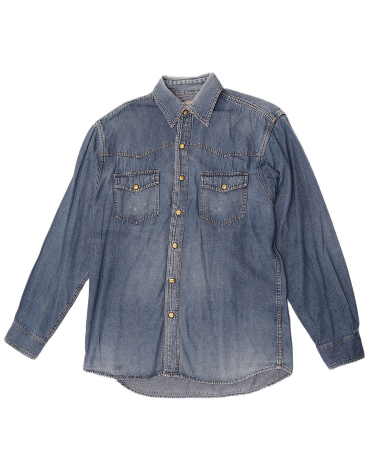 Camicia di jeans da uomo Tailor & Son taglia 41/42 grande blu