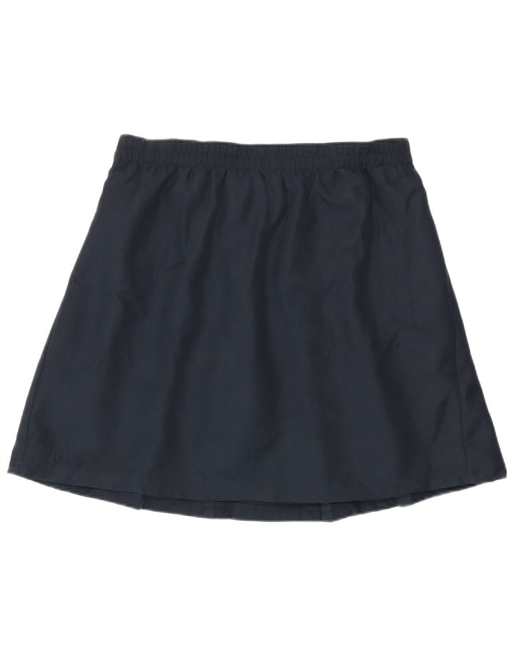 Minigonna a pieghe da donna Izod UK 16 2XL W32 poliestere blu navy