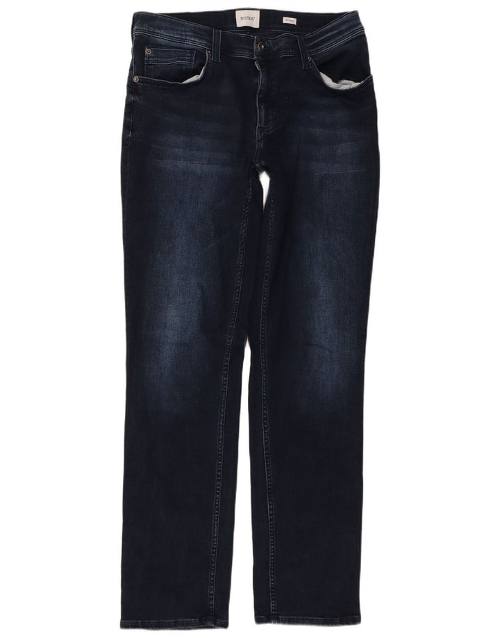 Jeans slim Washington da uomo Mustang W33 L34 cotone blu navy