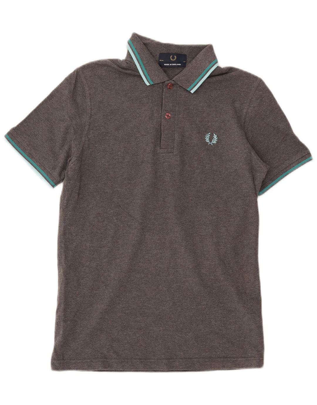 Polo da uomo Fred Perry piccola in cotone grigio