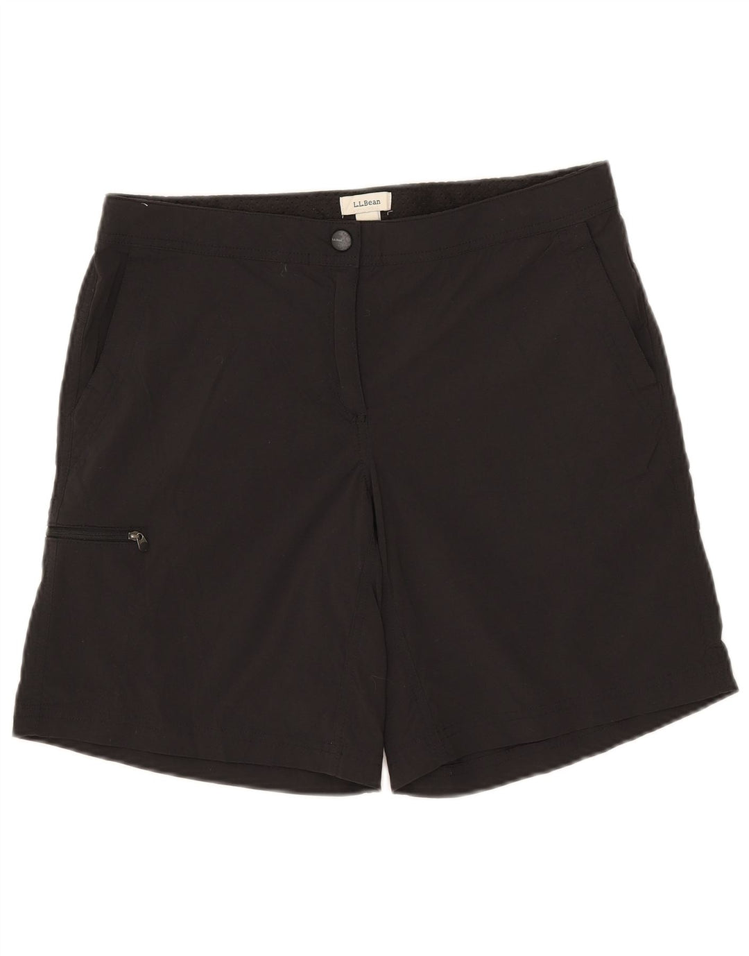 Pantaloncini cargo da donna L.L.Bean US 10 Large W32 Nylon nero