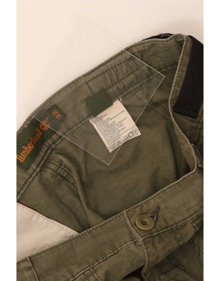 Bermuda cargo da uomo Timberland W32 cotone medio kaki