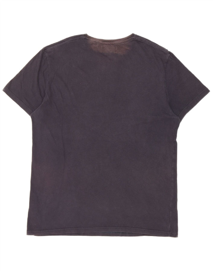 T-shirt grafica da uomo Jack Wills Top in cotone blu navy medio