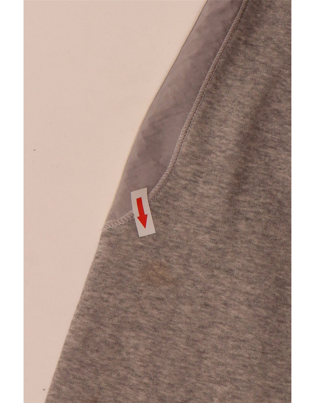 Maglione con cappuccio e zip Adidas da uomo grande in cotone grigio
