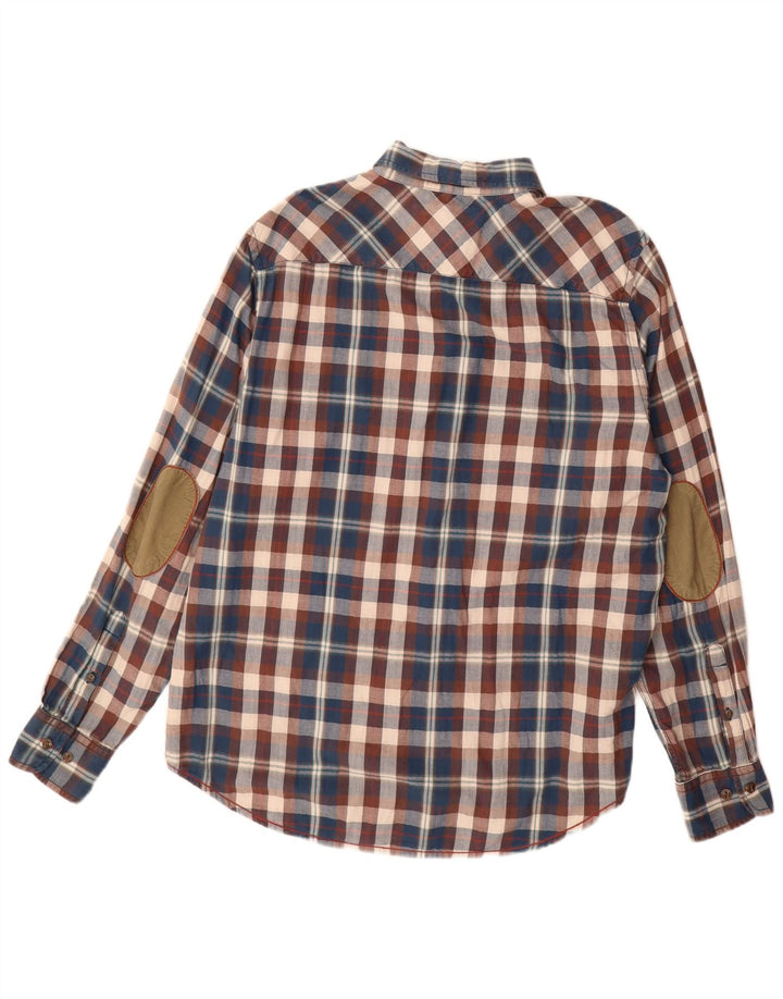 Marlboro Classics Camicia da uomo in flanella vestibilità regolare XL a quadri multicolore