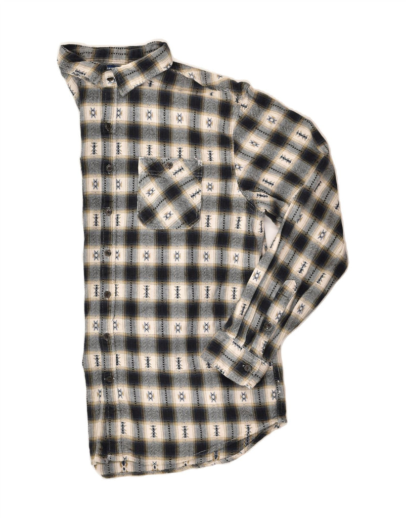 OLD NAVY Mens Shirt XL Black Check Cotton Vintage Old Navy and Second-Hand Old Navy from Messina Hembry 
