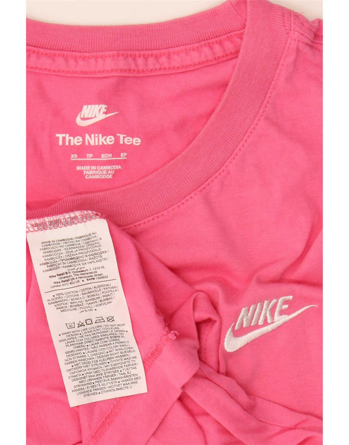 T-shirt da uomo Nike Top XS in cotone rosa