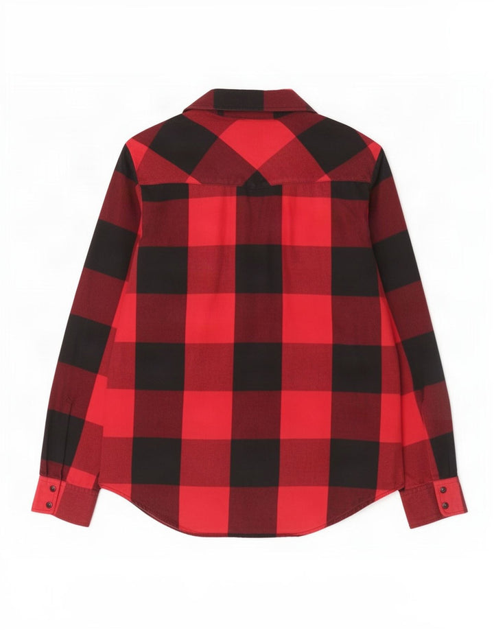 Camicia in flanella da donna Zara UK 10 Small Red Gingham