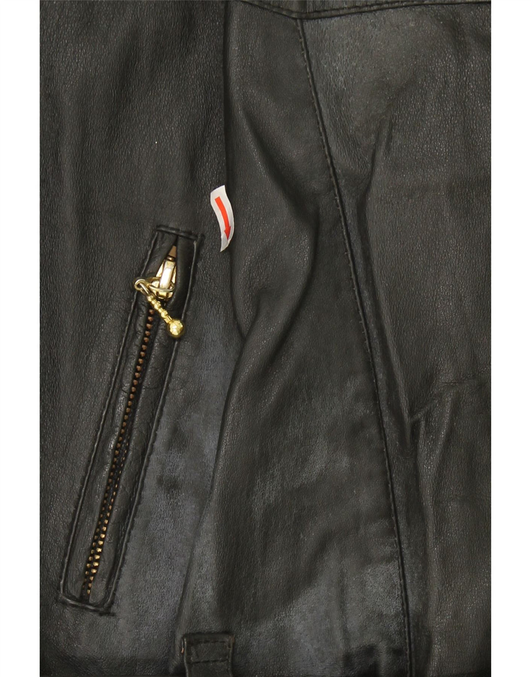 GABRIELLA BENELLI Womens Leather Jacket UK 14 Large Green Leather Vintage Gabriella Benelli and Second-Hand Gabriella Benelli from Messina Hembry 